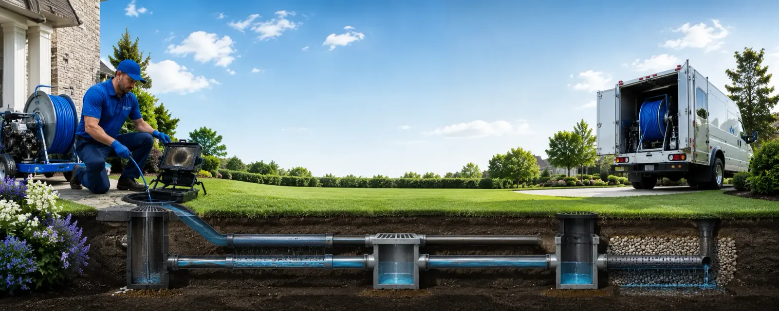 Outdoor drain cleaning information for Hyampom, CA
